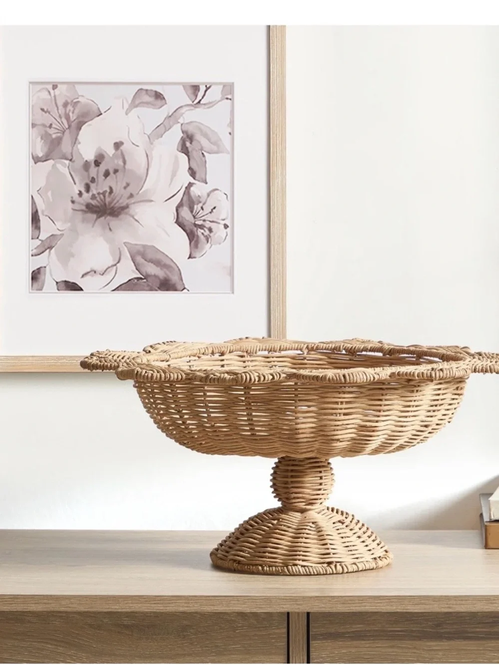 My Texas House rattan scalloped